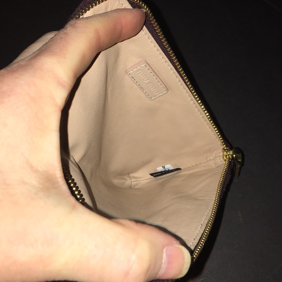 SOLD❤️Soft Leather Miu Miu - Picture 3 of 7